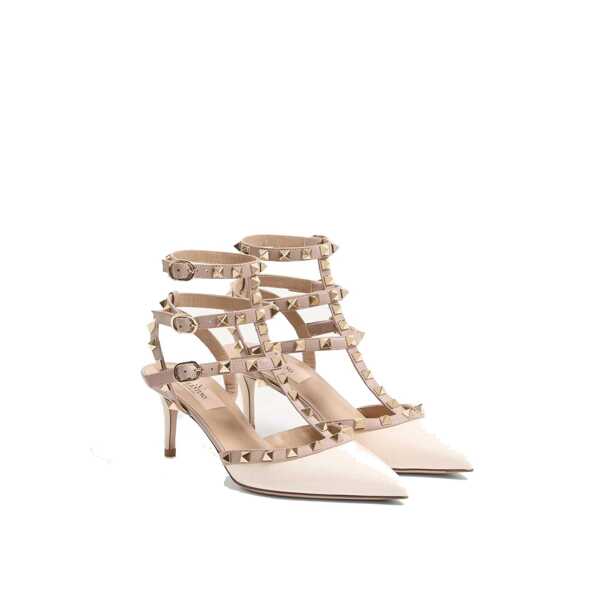 Pantofi cu toc Valentino Garavani Valentino Garavani Rockstud Pumps Ivory Femei (BM 19699410) 2