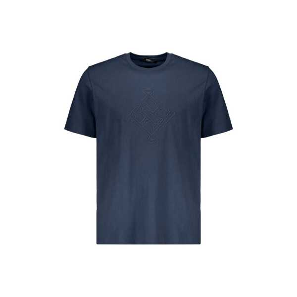 Tricouri Herno HERNO Cotton T-shirt Blue Barbati (BM 19699413) 1
