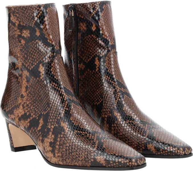 Cizme scurte Stuart Weitzman Boot Stassi Zipper BROWN Femei (BM 19699427) 2