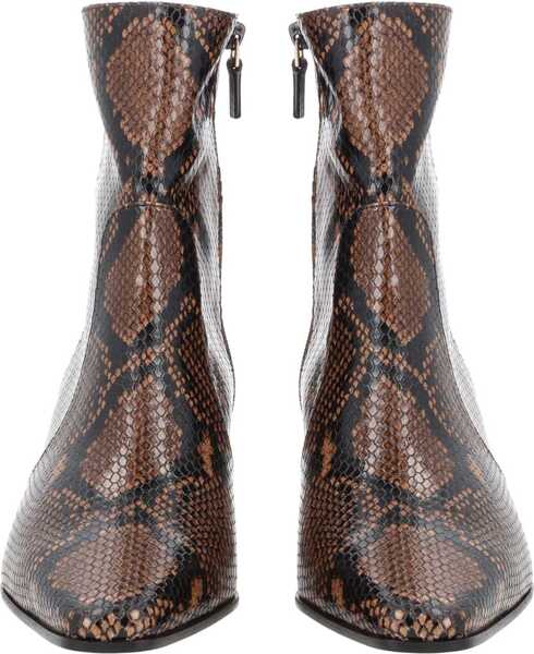 Cizme scurte Stuart Weitzman Boot Stassi Zipper BROWN Femei (BM 19699427) 3