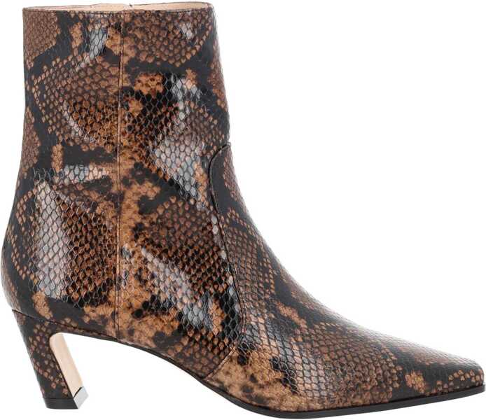 Cizme scurte Stuart Weitzman Boot Stassi Zipper BROWN Femei (BM 19699427) 1