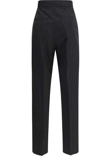 Pantaloni casual Max Mara Sesamo Pants NERO BIANCO Femei (BM 19699484) 2