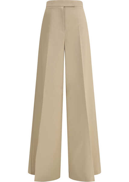 Pantaloni casual Max Mara Finish palazzo Pants SABBIA Femei (BM 19699544) 1