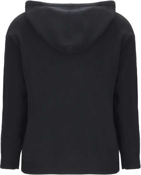 Bluze de trening Max Mara Taddeos Hoodie in wool NERO Femei (BM 19699571) 2