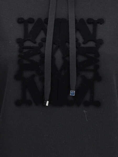 Bluze de trening Max Mara Taddeos Hoodie in wool NERO Femei (BM 19699571) 3