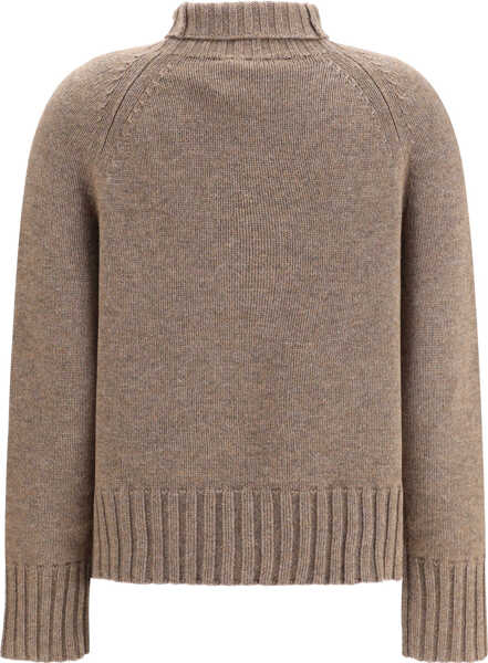 Pulovere casual S MAXMARA Mantova Jumper Turtleneck NOCCIOLA Femei (BM 19699649) 2