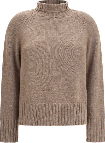 Pulovere casual S MAXMARA Mantova Jumper Turtleneck NOCCIOLA Femei (BM 19699649) 1