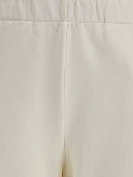 Pantaloni de trening Max Mara Silk and cotton Sweatpants BIANCO Femei (BM 19699667) 3