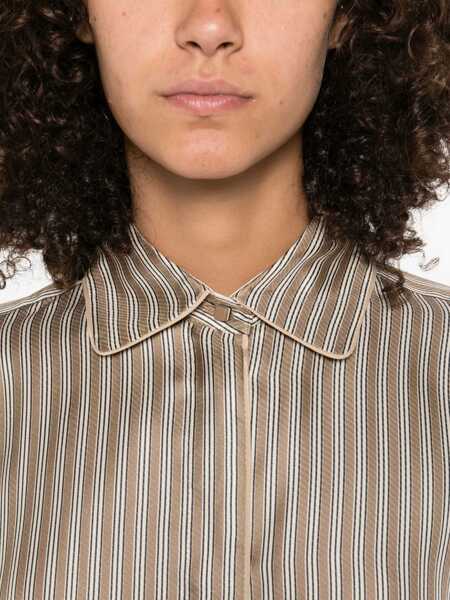 Camasi casual Max Mara Brama silk Shirt NOCCIOLA Femei (BM 19699673) 5