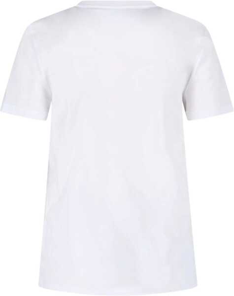 Tricouri Max Mara Embroidered monogram T-shirt BIANCO Femei (BM 19699676) 2