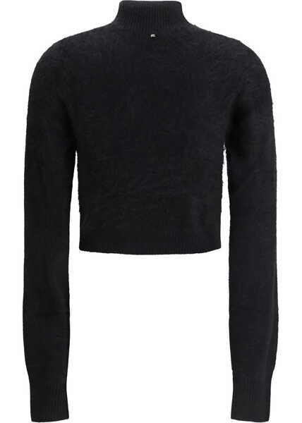 Pulovere Max Mara Cashmere cropped Sweater NERO Femei (BM 19699712) 2