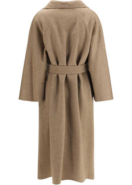 Paltoane Max Mara Ludmilla Icon Coat NOCCIOLA Femei (BM 19699715) 2