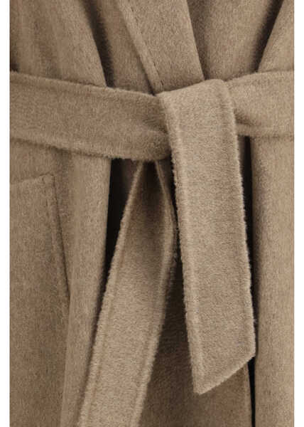 Paltoane Max Mara Ludmilla Icon Coat NOCCIOLA Femei (BM 19699715) 3