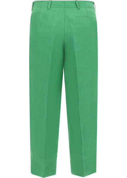 Pantaloni casual Max Mara Paniere Pants VERDE ACIDO Femei (BM 19699742) 2