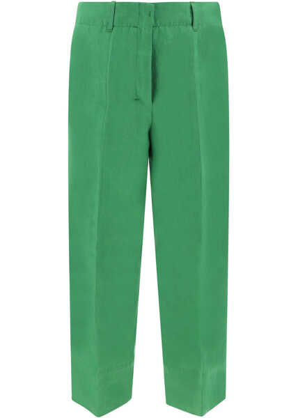 Pantaloni casual Max Mara Paniere Pants VERDE ACIDO Femei (BM 19699742) 1