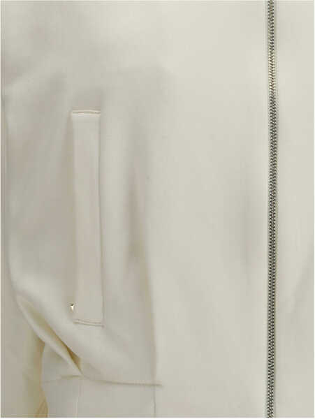 Bluze de trening Max Mara Argenta cropped Sweatshirt BIANCO Femei (BM 19699760) 3