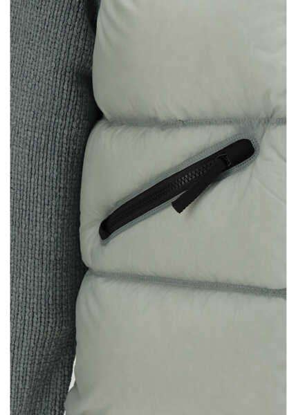 Paltoane Stone Island 4100063 Seam Faded Light Nylon Tela and Knit lightweight padded Jacket SAGE Barbati (BM 19699781) 3