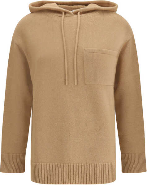 Pulovere Max Mara Liana Sweater in Wool and Cashmere CAMMELLO Femei (BM 19699829) 1