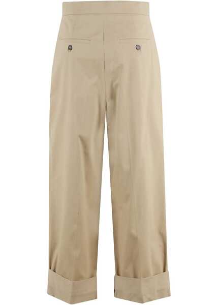 Pantaloni casual Max Mara Bronzo Trouser BEIGE Femei (BM 19699835) 2
