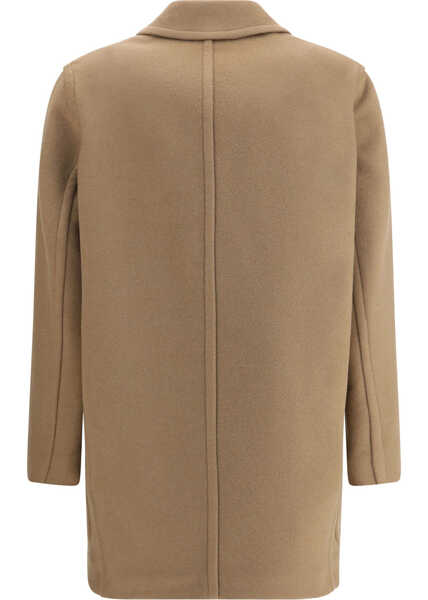 Paltoane Max Mara Deletta Coat NOCCIOLA Femei (BM 19699877) 2