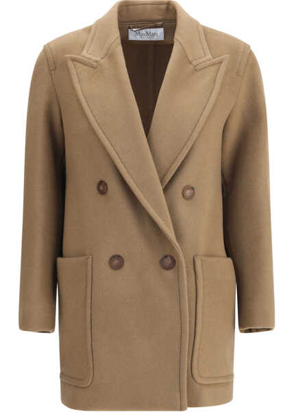 Paltoane Max Mara Deletta Coat NOCCIOLA Femei (BM 19699877) 1