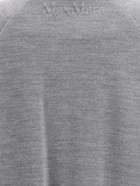 Bluze de trening Max Mara Sweatshirt in double wool and cotton jersey GRIGIO CHIARO Femei (BM 19699904) 3