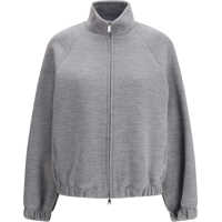 Bluze de trening Sweatshirt in double wool and cotton jersey Femei