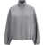 Max Mara Sweatshirt in double wool and cotton jersey GRIGIO CHIARO