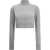 Max Mara Cashmere cropped Sweater GRIGIO MEDIO