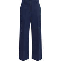 Pantaloni casual Urial cropped trousers in cotton satin Femei