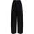 Max Mara Wide Stretch Wool Trousers NERO