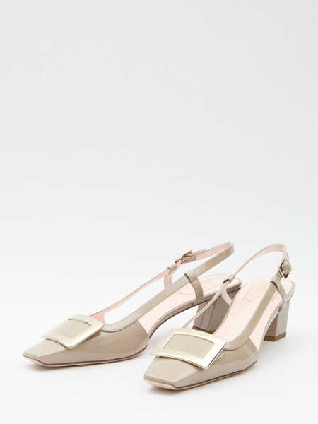 Pantofi cu toc Roger Vivier Belle Vivier Slingback Pumps BEIGE Femei (BM 19700240) 2