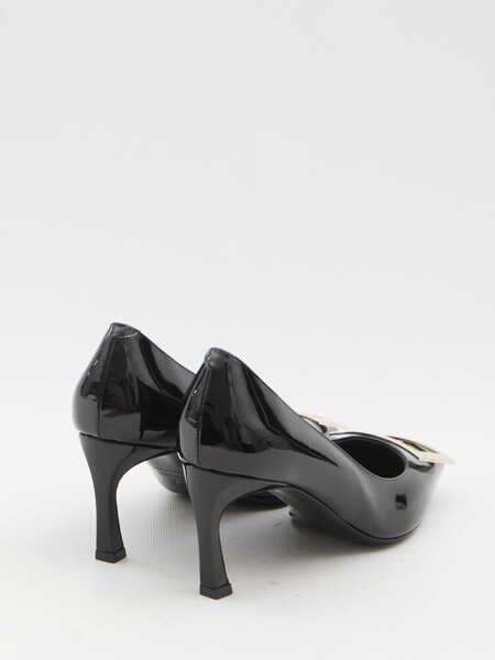 Pantofi cu toc Roger Vivier Belle Vivier Trompette Pumps BLACK Femei (BM 19700249) 3
