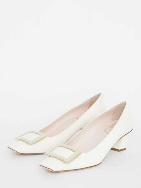 Pantofi cu toc Roger Vivier Belle Vivier Pumps CREAM Femei (BM 19700252) 2