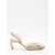 Roger Vivier Trompette Metal Slingback Pumps BEIGE