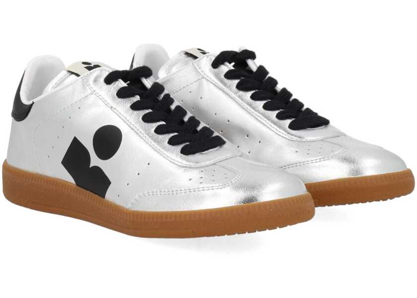 Sneakers Isabel Marant Kaycee Sneaker With Logo SILVER Femei (BM 19700285) 2