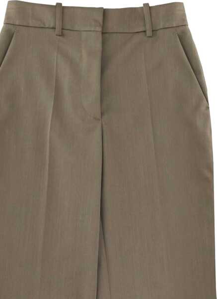 Pantaloni casual Victoria Beckham Straight Pants GREEN Femei (BM 19700345) 2