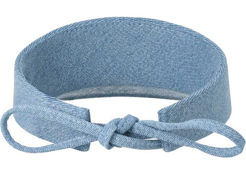 Caciuli RUSLAN BAGINSKIY Denim Visor Beanie BLUE Femei (BM 19700369) 2