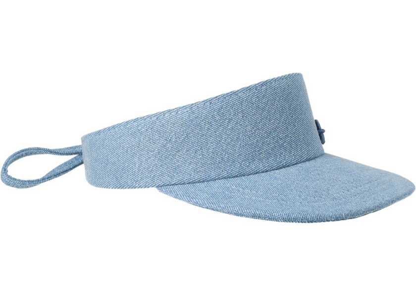 Caciuli RUSLAN BAGINSKIY Denim Visor Beanie BLUE Femei (BM 19700369) 3