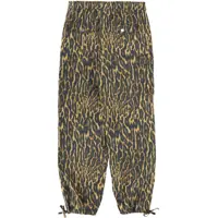 Pantaloni casual Ganni Dama - Pantaloni casual Ganni Cargo Pants Leopard ANIMALIER Femei (BM 19700396) - B-mall.ro