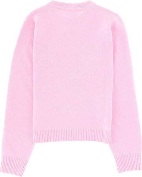 Pulovere casual Ganni Wool Jersey. PINK Femei (BM 19700402) 2