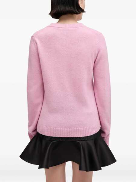 Pulovere casual Ganni Wool Jersey. PINK Femei (BM 19700402) 4