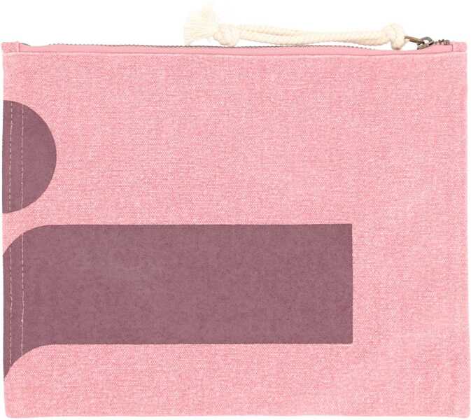 Genti mini Isabel Marant Netia Clutch Bag With Logo PINK Femei (BM 19700411) 2