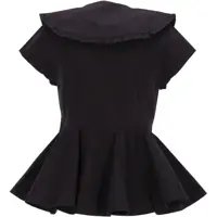 Topuri Ganni Dama - Bluze Ganni Ruffle Shirt BLACK Femei (BM 19700414) - B-mall.ro