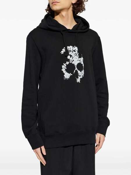 Bluze de trening Alexander McQueen Sweatshirt With Skull Motif BLACK Barbati (BM 19700423) 3
