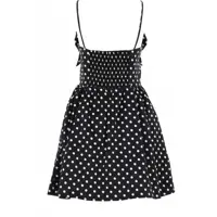 Rochii Ganni Dama - Rochii casual Ganni Polka Dot Mini Dress BLACK Femei (BM 19700465) - B-mall.ro