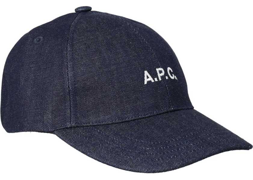 Sepci A.P.C. Baseball Cap With Logo BLUE Barbati (BM 19700501) 2