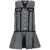 Ganni Cotton Mini Dress CHARCOAL