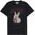 Ganni "Grey Bunny" T-Shirt CHARCOAL