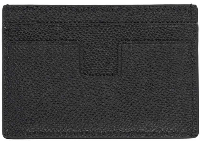 Portofele Tom Ford Card Holder With Logo BLACK Barbati (BM 19700513) 2